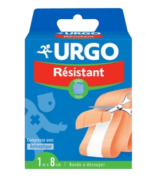 URGO Resistant Neutral, plastry 1 m x 8 cm