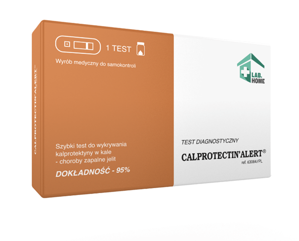 Test Calprotectin’alert®, domowy test do wykrywania kalprotektyny w kale, 1 szt.
