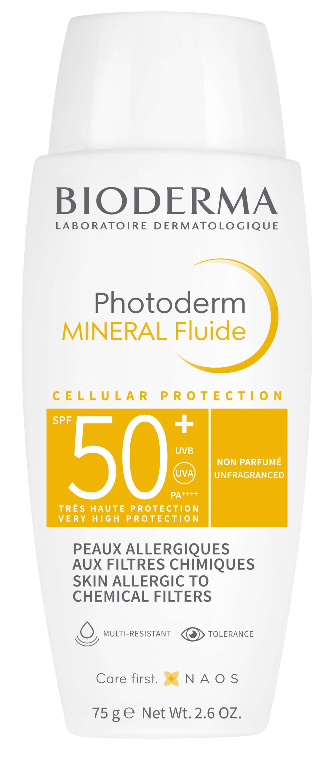 Bioderma Photoderm MINERAL FlLUIDE , fluid mineralny, SPF 50+,  75 g