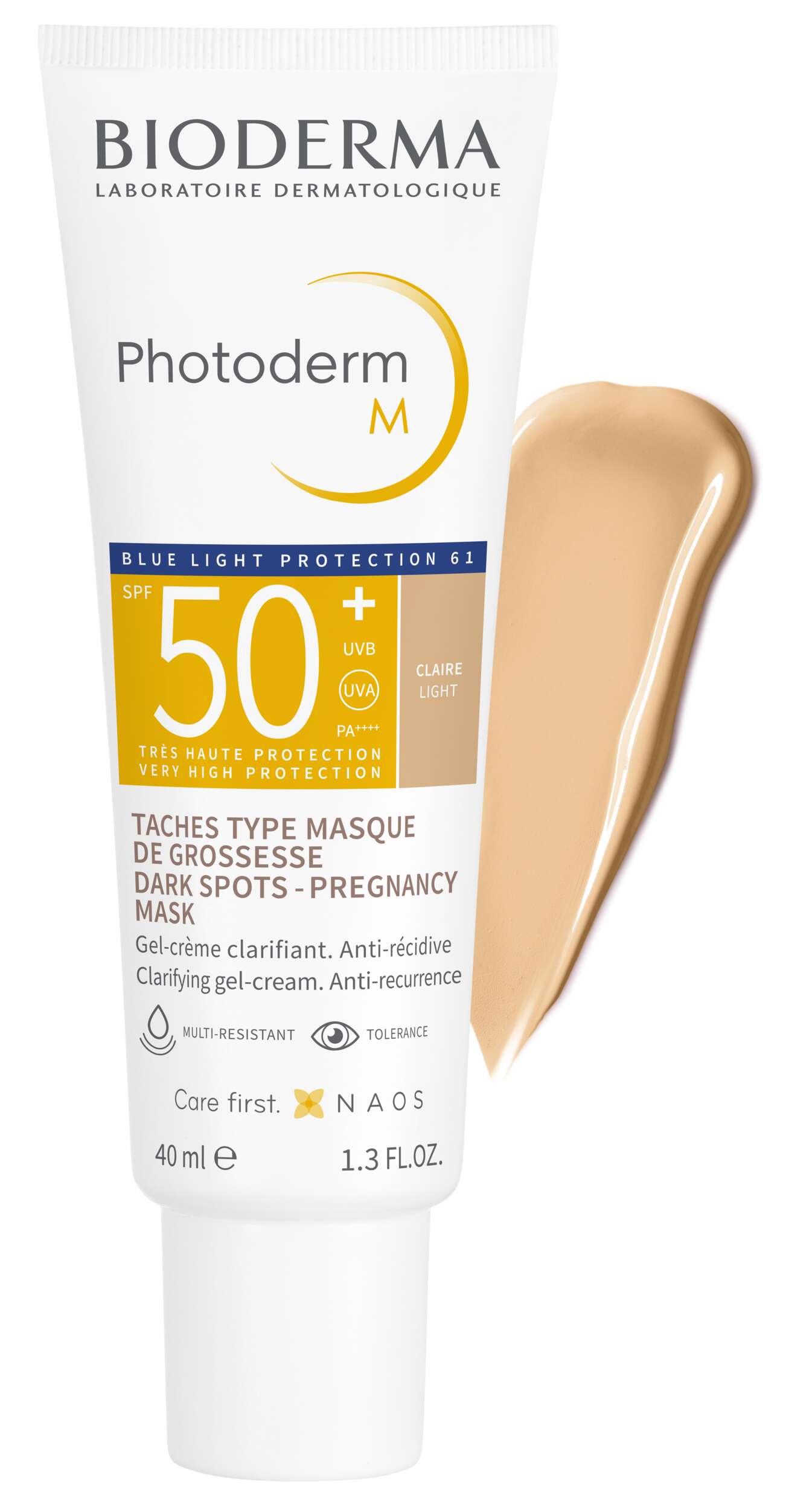 Bioderma Photoderm M, krem koloryzujący SPF 50+, jasny, 40 ml