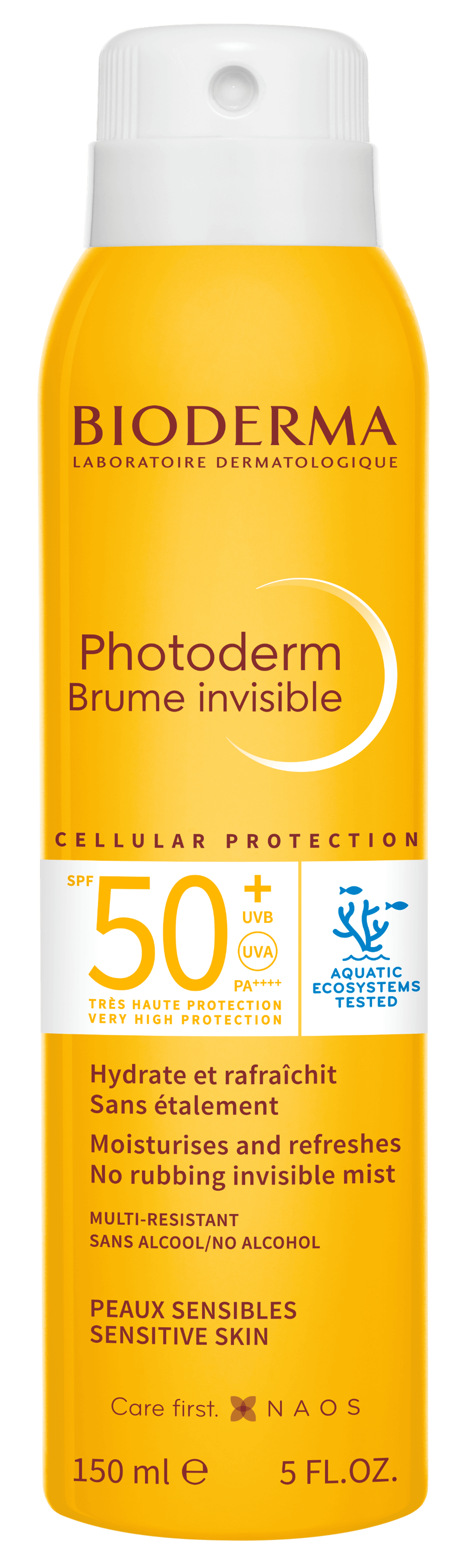 Bioderma Photoderm Brume invisible, niewidoczna mgiełka do ciała, SPF 50, 150 ml