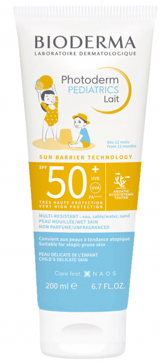Bioderma Photoderm Pediatrics Lait, mleczko do opalania, SPF 50+, 200 ml