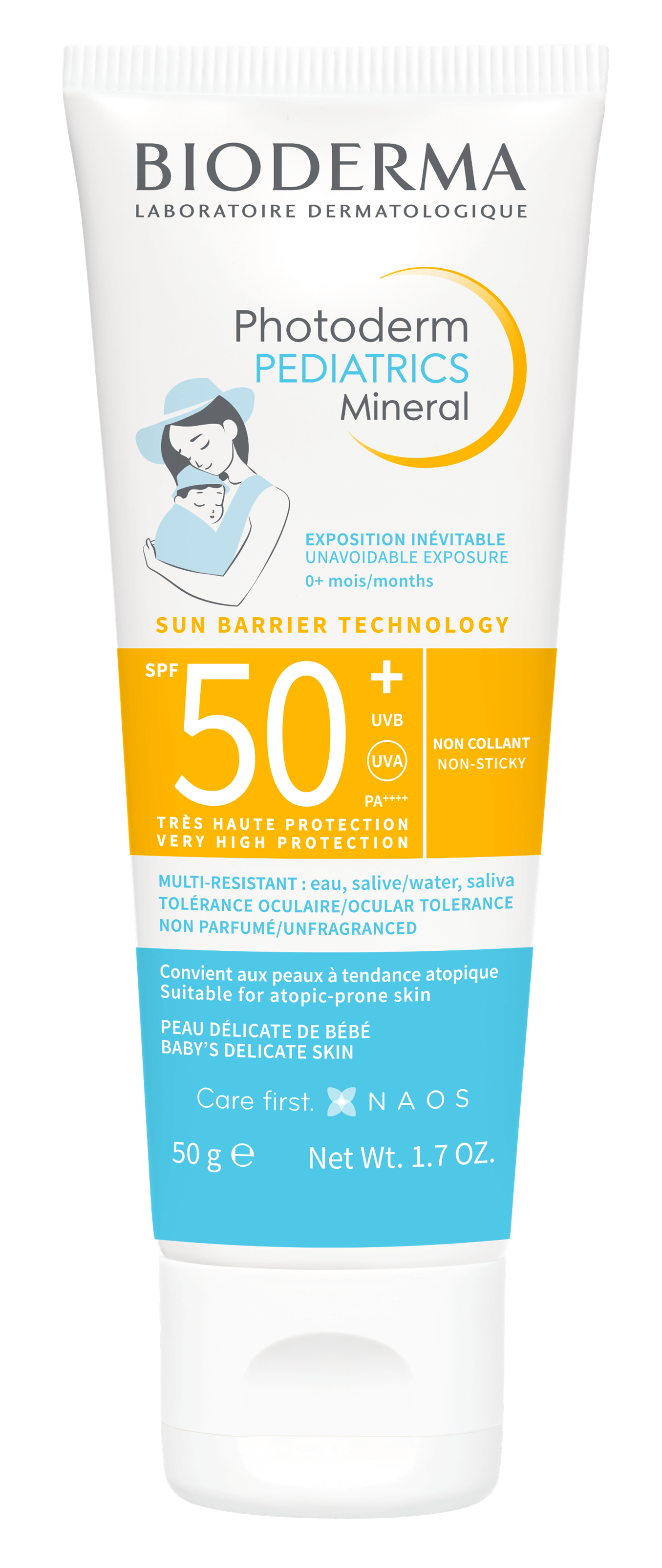 Bioderma Photoderm Pediatrics Mineral, mleczko ochronne dla dzieci, SPF 50 +, 50 g