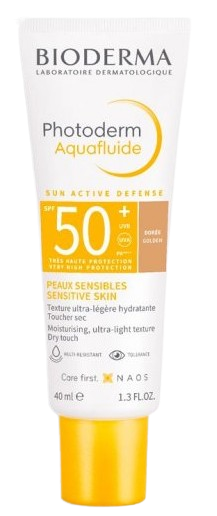 Bioderma Photoderm Aquafluide ultralekki fluid, SPF 50+, ciemny, 40 ml