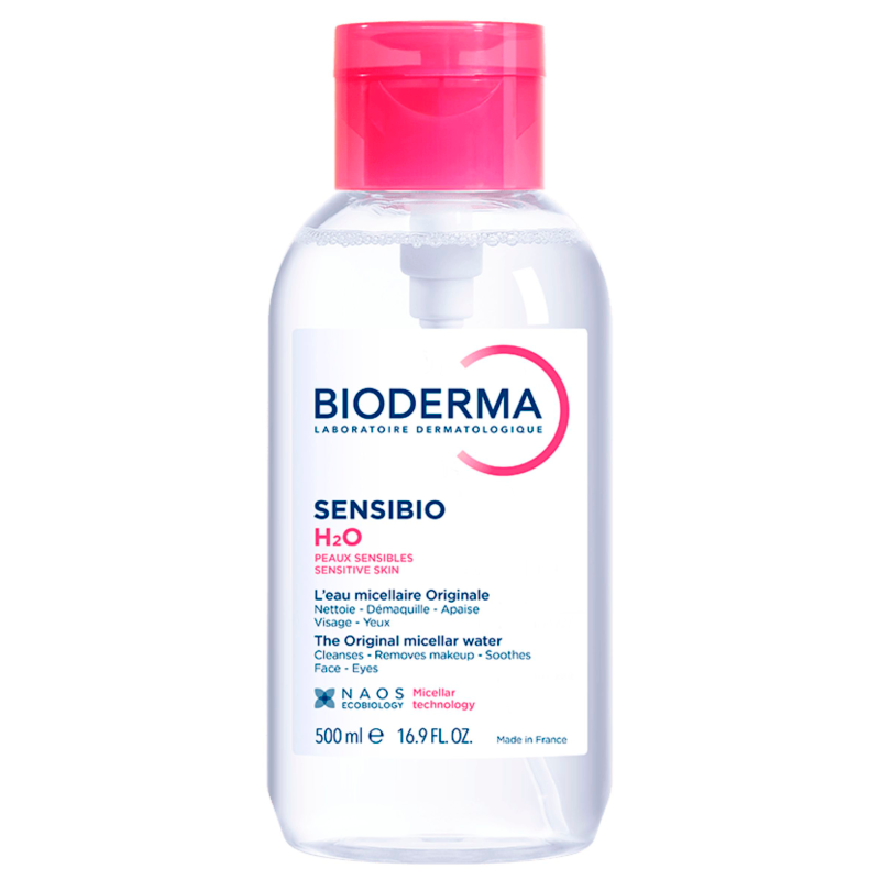 Bioderma Sensibio H2O, z pompką, 500 ml