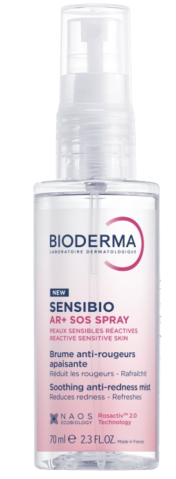 Bioderma Sensibio AR+ Sos Spray, łagodząca mgiełka przeciw zaczerwienieniom, 70 ml