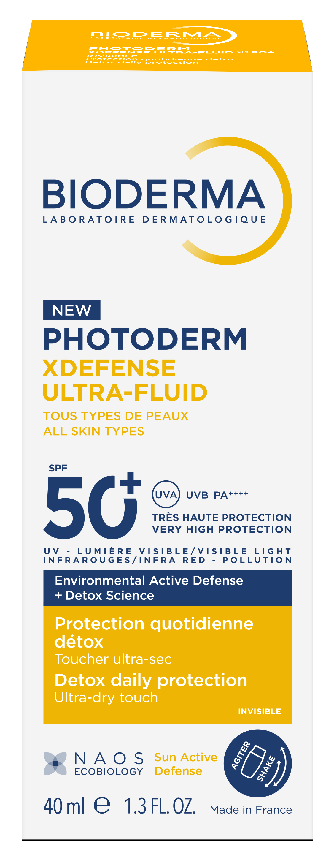 Bioderma Photoderm XDefense Ultra-Fluid, ultralekki fluid, SPF 50 +, 40 ml