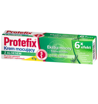 Protefix, krem mocujący z aloesem, 47 g