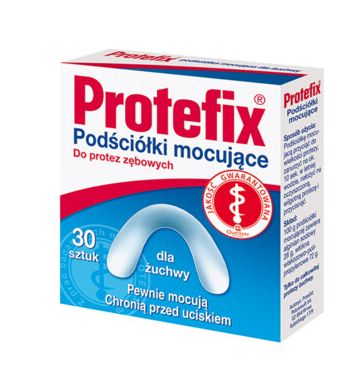 Protefix, podściółka mocująca do żuchwy, 30 sztuk