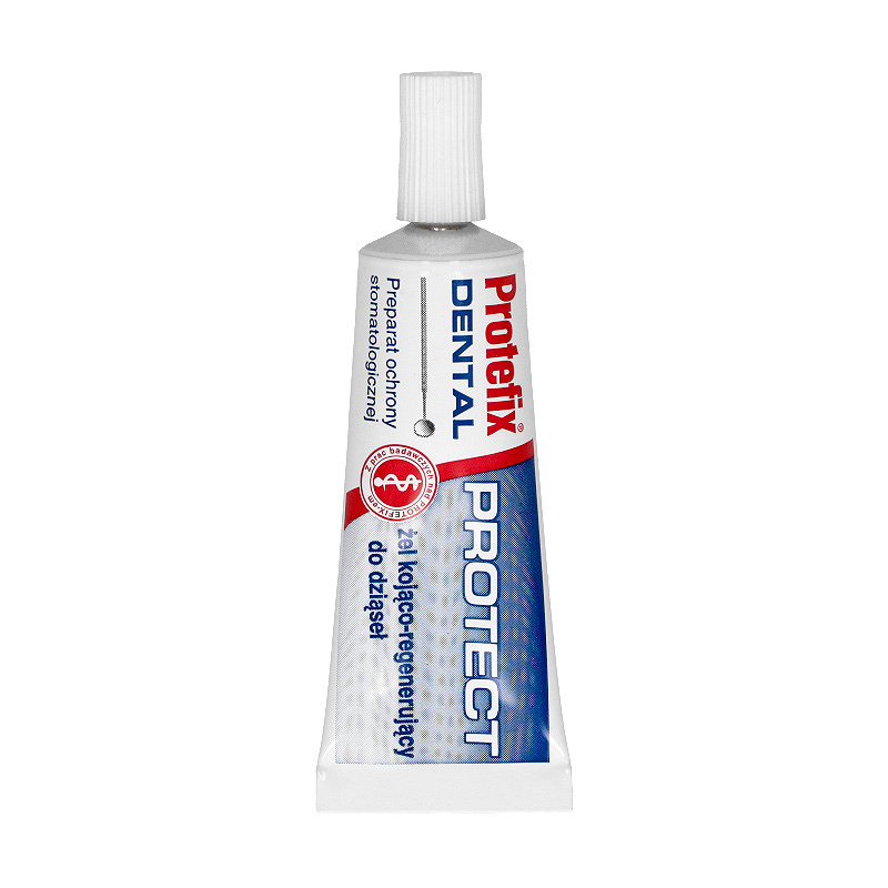 Protefix PROTECT, żel kojąco-regenerujący do dziąseł, tuba 10 ml