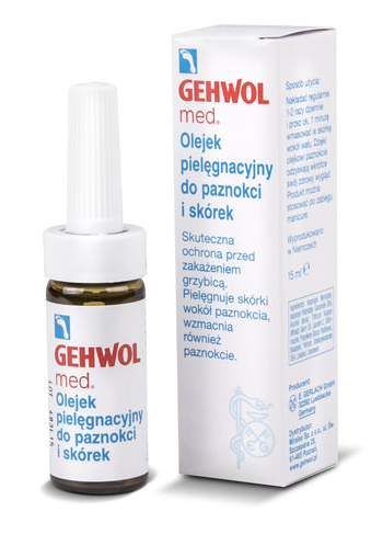 GEHWOL med Olejek pielęgnacyjny do paznokci i skórek, 15 ml