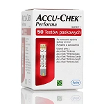 Accu-Chek Performa test paskowy do mierzenia poziomu glukozy we krwi, 50 szt.