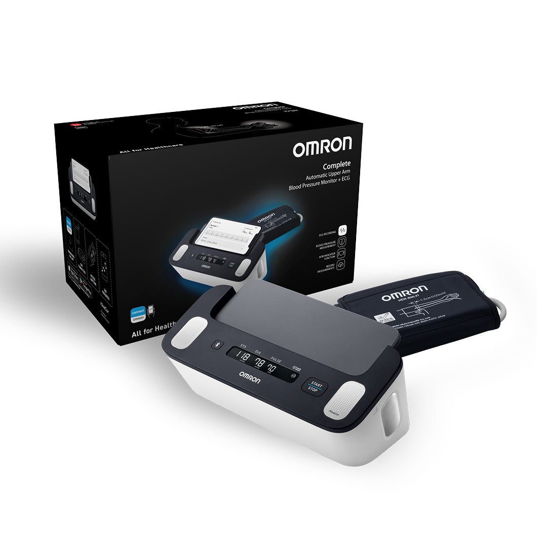 OMRON Complete HEM-7530T, ciśnieniomierz z funkcją EKG, 1 szt.