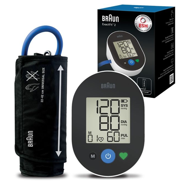 Braun ExactFit 2, ciśnieniomierz naramienny, 1 szt.
