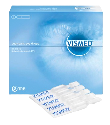 Vismed 0,18% krople do oczu, 20 pojemników po 0,3 ml