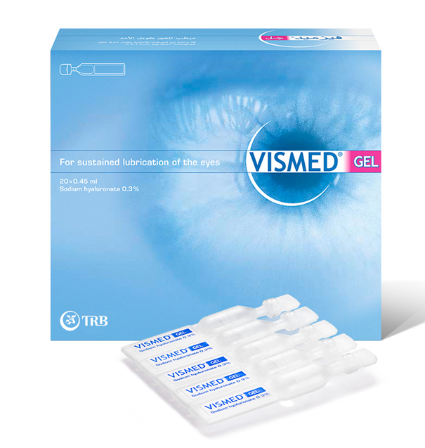 VISMED GEL krople do oczu, 20 pojemników x 0,45 ml