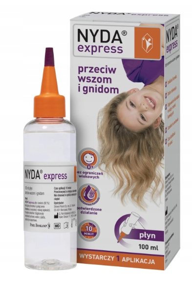 Nyda Express preparat do usuwania wszy i gnid, 100 ml