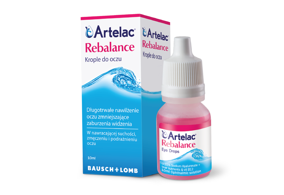 Artelac Rebalance krople do oczu nawilżające, 10 ml