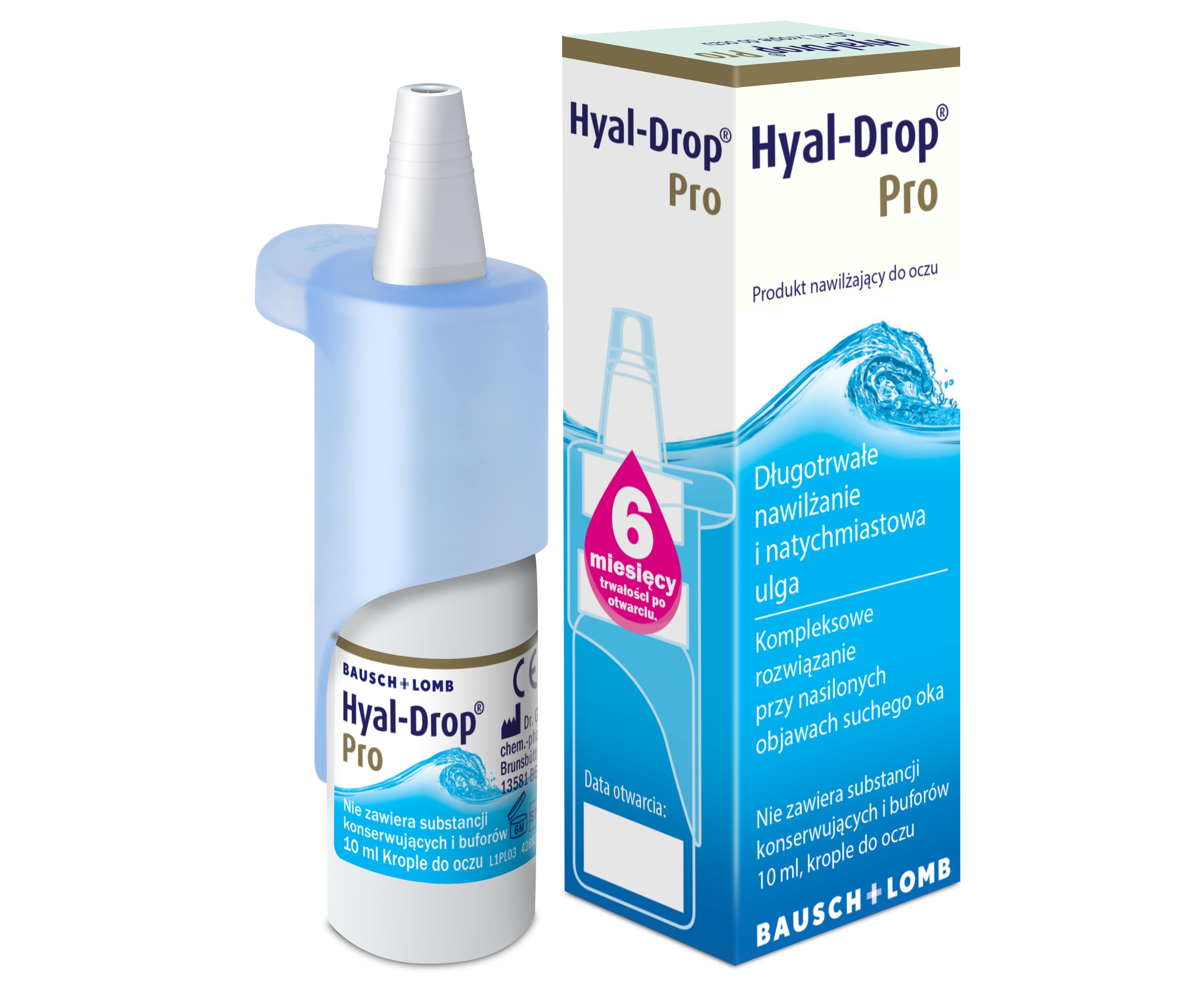 Hyal-Drop Pro krople nawilżające do oczu, 10 ml