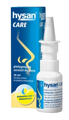 Hysan Care, pielęgnujący aerozol do nosa, 20 ml