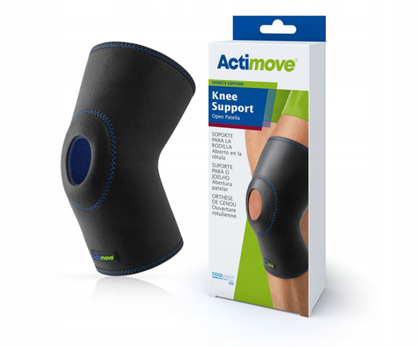 Actimove Sports Edition , orteza stawu kolanowego z odsłoniętą rzepką, rozmiar L, 1 szt.