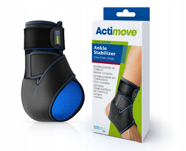 Actimove Sports Edition, stabilizator stawu skokowego ze skrzyżowanymi pasami. 1 szt.