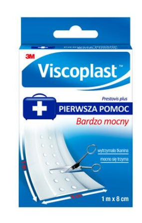 Viscoplast Pierwsza Pomoc, plaster, bardzo mocny, 1m x 8cm, 1szt.