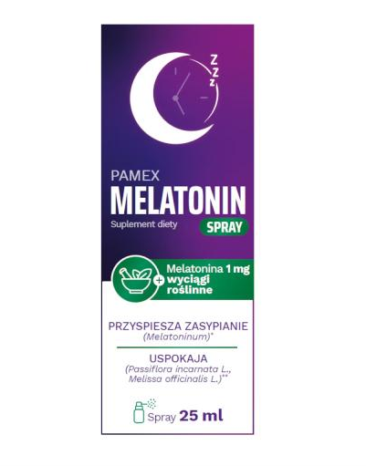 Pamex Melatonin spray, 25 ml