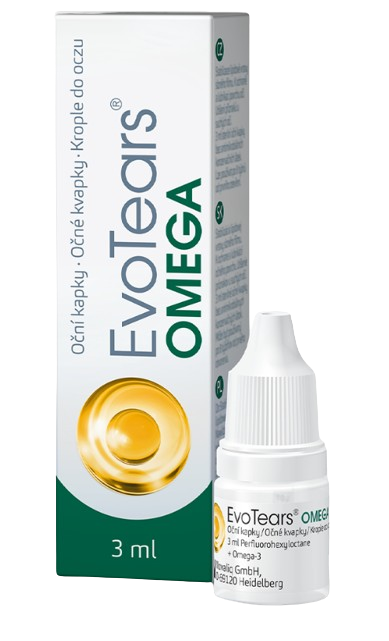 Evotears Omega, krople do oczu, 3 ml