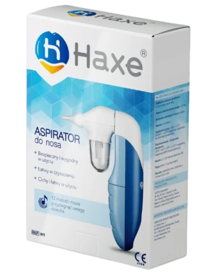 HAXE NS1 elektryczny aspirator do nosa, 1 szt.