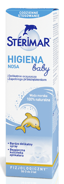 Sterimar Higiena Nosa Baby Woda morska, fizjologiczny, spray, 100 ml