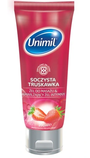 Unimil Soczysta Truskawka, żel Intymny, 200 ml