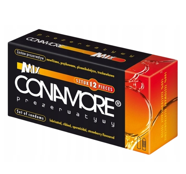 Conamore Mix, zestaw prezerwatyw 12 szt.