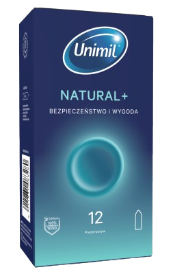 Unimil Natural+, prezerwatywy 12 szt.