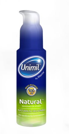 Unimil Natural, nawilżający żel intymny, 100 ml