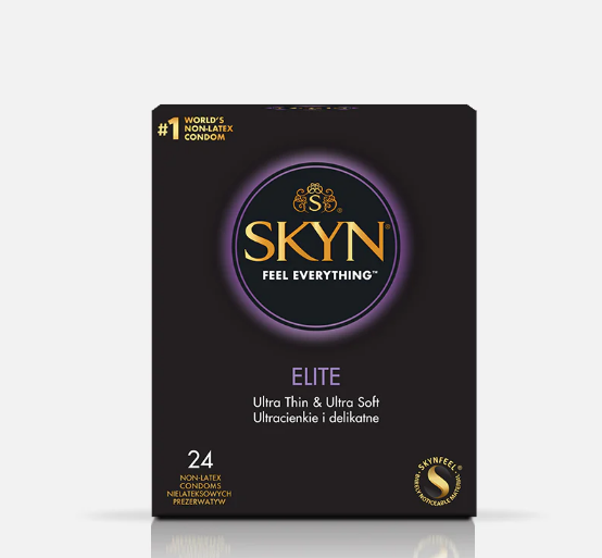 Unimil Skyn Elite, nielateksowe prezerwatywy, 24 szt.