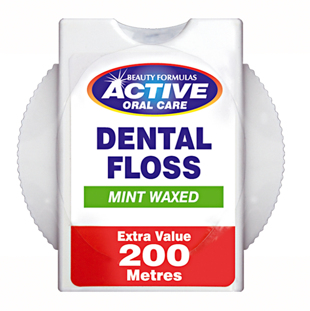 Active Oral Care nić dentystyczna miętowa woskowana, 200m