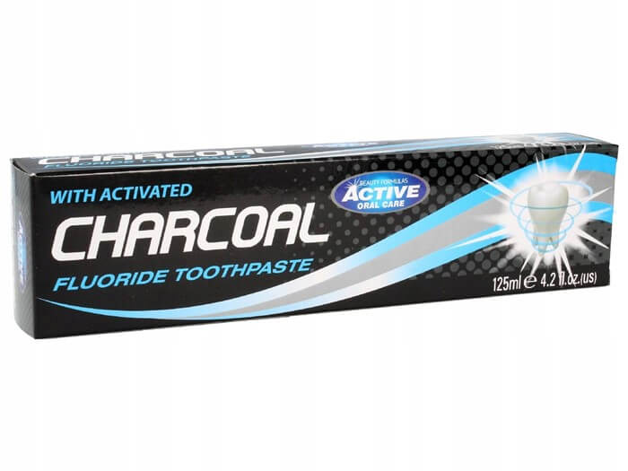 BEAUTY FORMULAS pasta do mycia zębów z węglem aktywnym, 125 ml