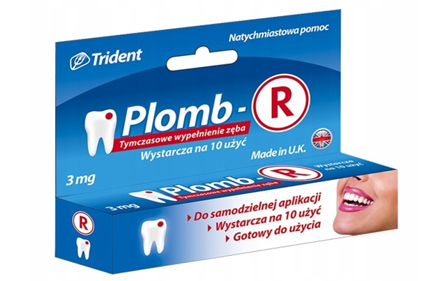 Plomb-R, tymczasowe wypełnienie zęba 3g