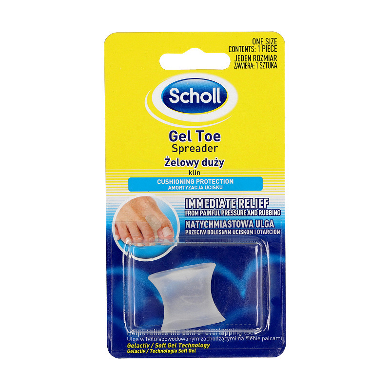 Scholl Gelactiv,  klin żelowy duży międzypalcowy, 1 szt.