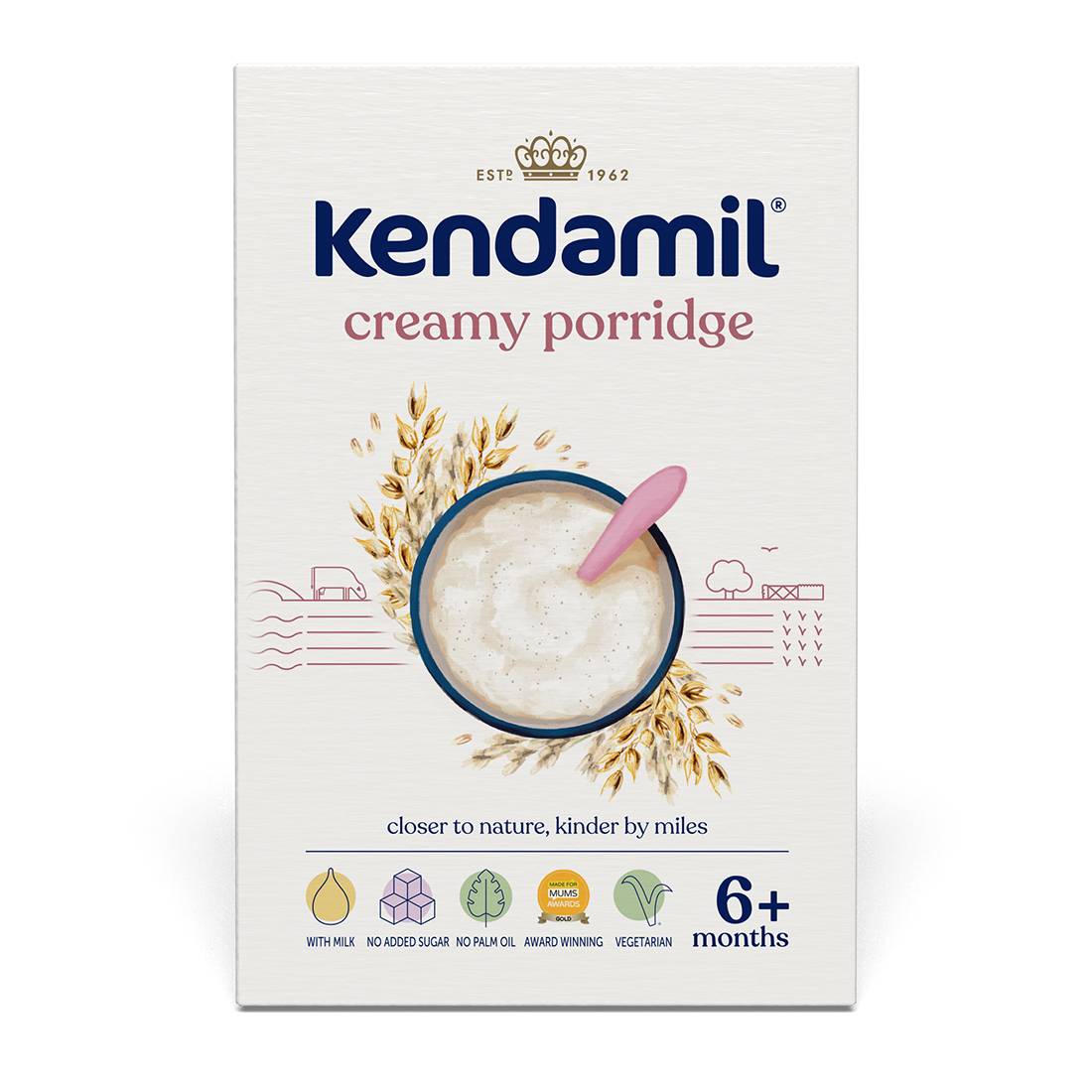 Kendamil, kaszka mleczna kremowa owsiana, 150 g