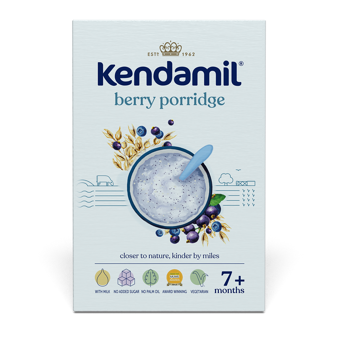 Kendamil, kaszka mleczna z owocami leśnymi, 150 g