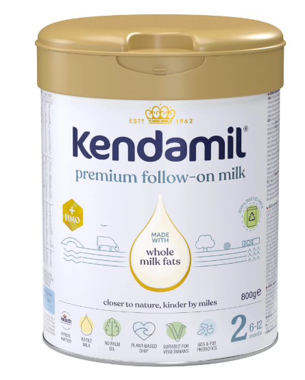 Kendamil Premium 2 HMO+, mleko następne, 800 g