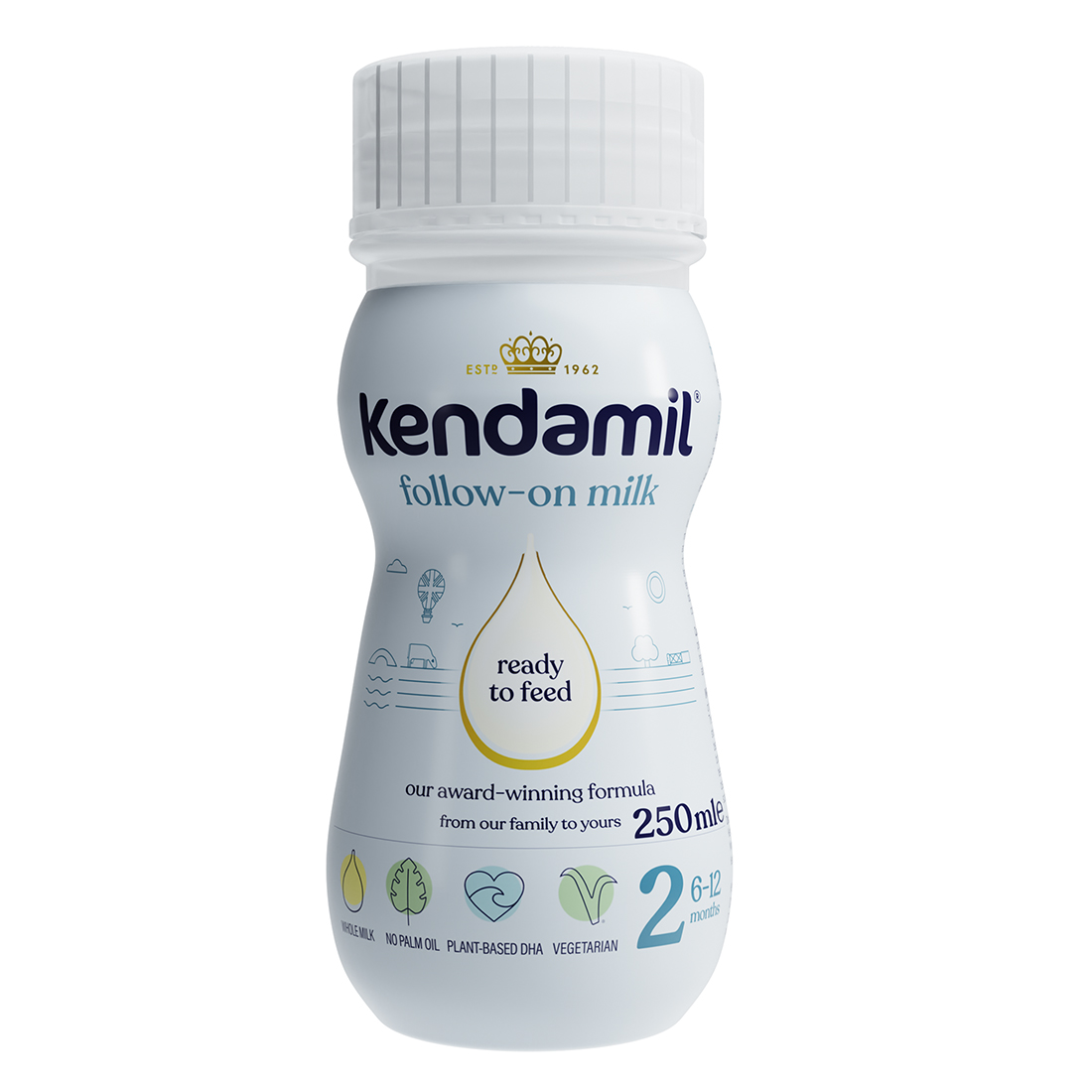 Kendamil 2, płynne mleko następne 2, 250 ml