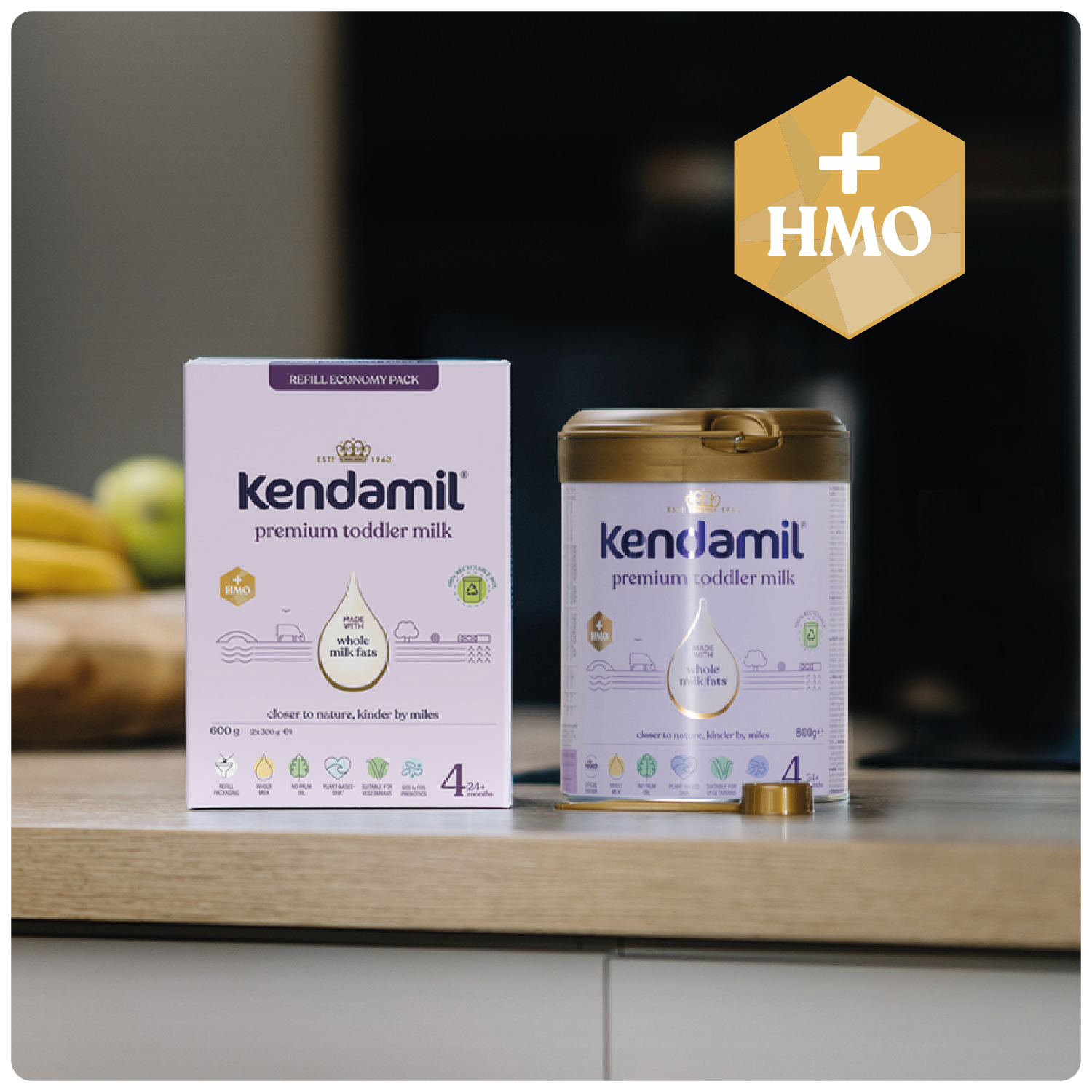 Kendamil Premium 4 HMO+ Box, mleko modyfikowane, 600 g