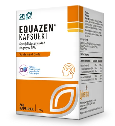Equazen kapsułki ze składnikami bogatymi w kwasy omega-3 i omega-6, 240 szt.
