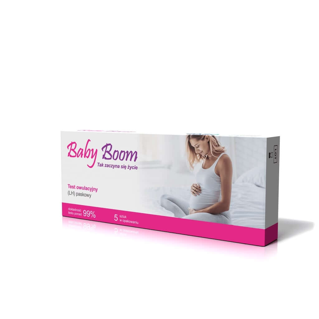 Baby Boom test owulacyjny , paskowy (LH), 5 szt.