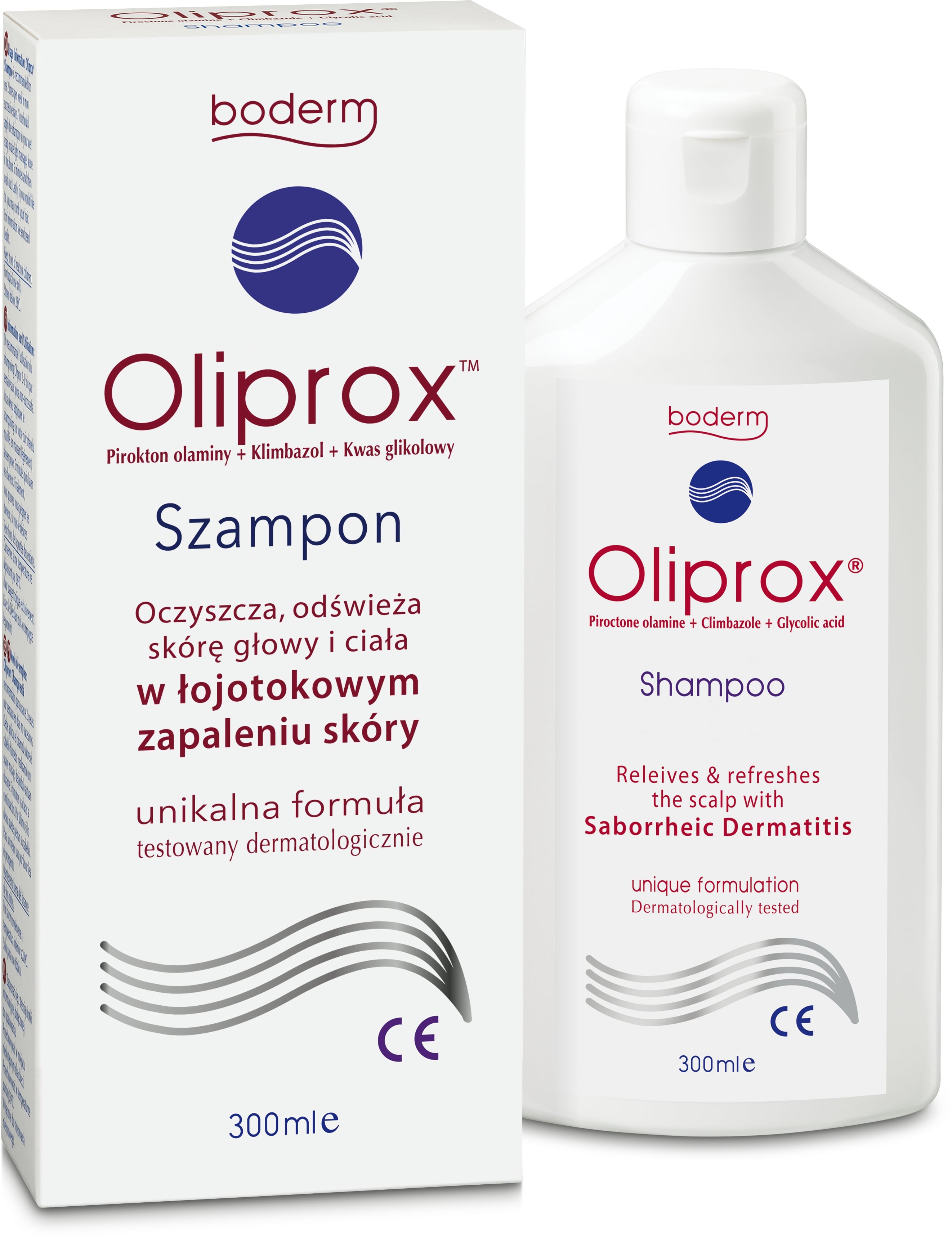 OLIPROX , szampon oczyszczający w łojotokowym zapaleniu skóry, 300 ml