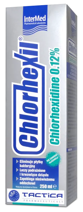 CHLORHEXIL, płyn do płukania jamy ustnej, 250 ml
