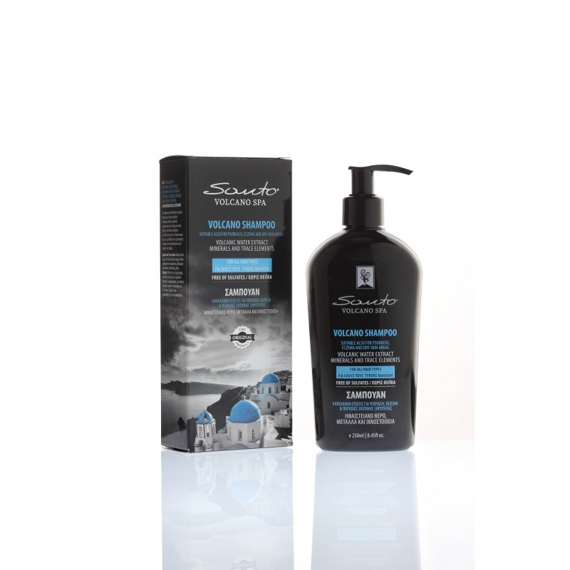 Santo Volcano SPA, szampon do wszystkich rodzajów włosów, 250 ml